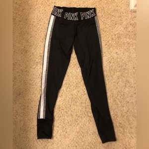 Victoria secret pink black leggings